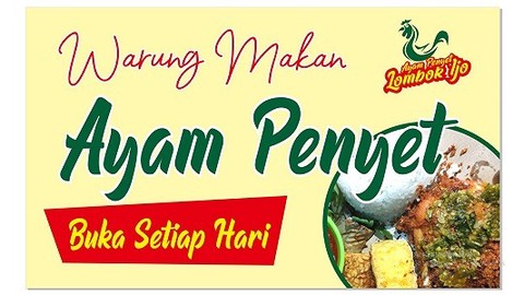 Detail Desain Warung Ayam Penyet Nomer 17