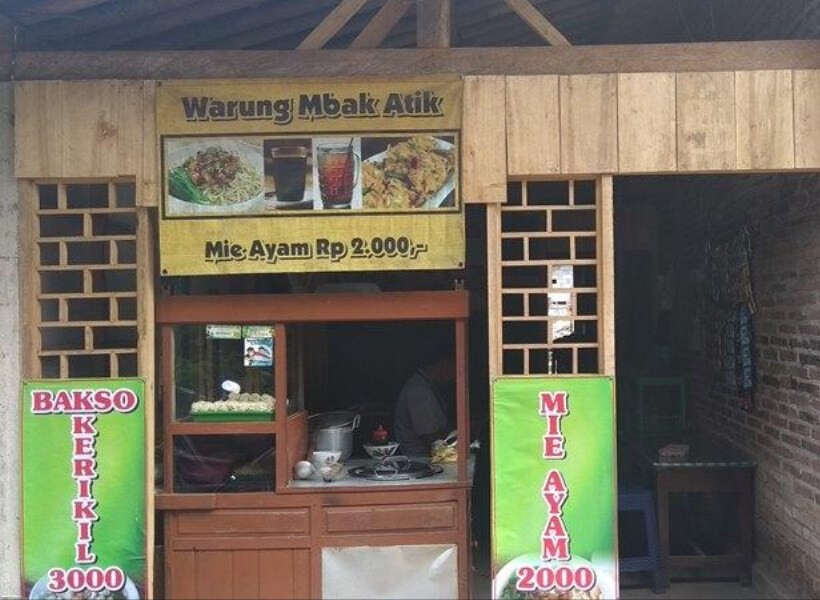 Detail Desain Warung Bakso Pinggir Jalan Nomer 39