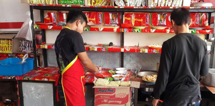 Detail Desain Warung Indomie Nomer 4