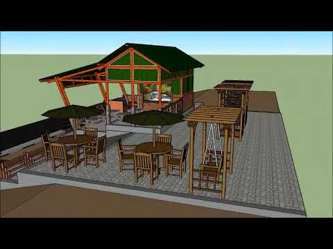 Detail Desain Warung Kopi Dari Kayu Nomer 4