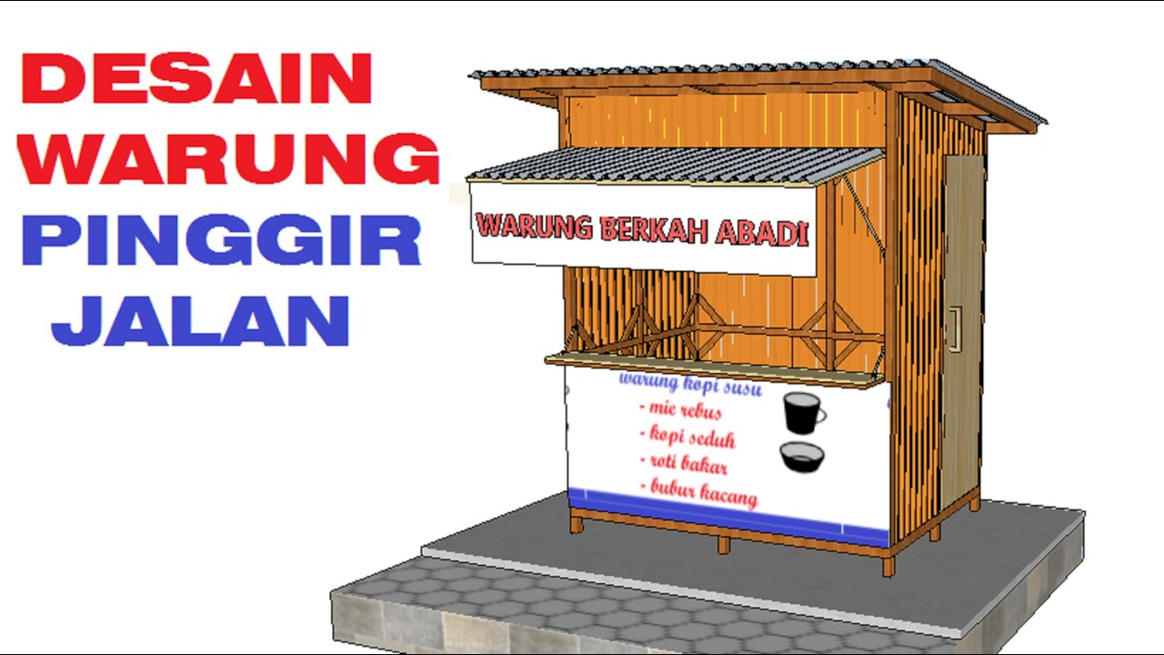 Detail Desain Warung Kopi Dari Kayu Nomer 43