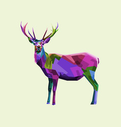 Detail Geometric Deer Nomer 16