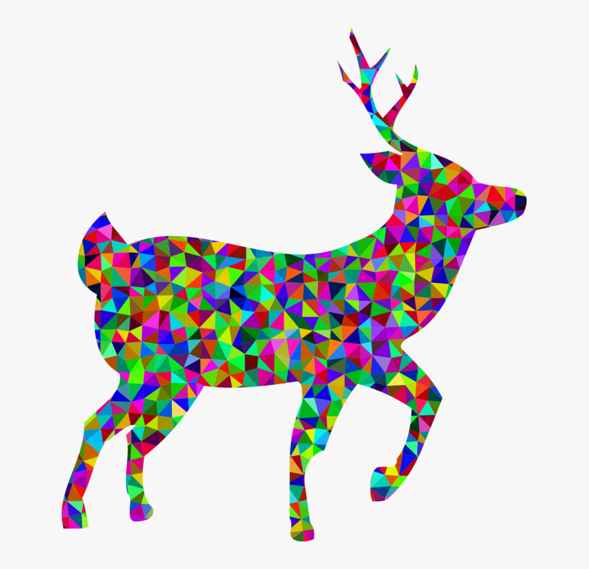 Detail Geometric Deer Nomer 17