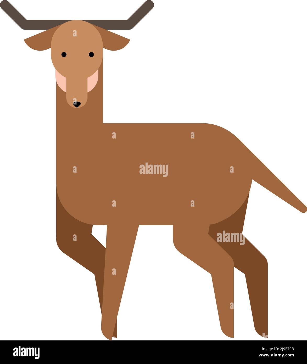 Detail Geometric Deer Nomer 18