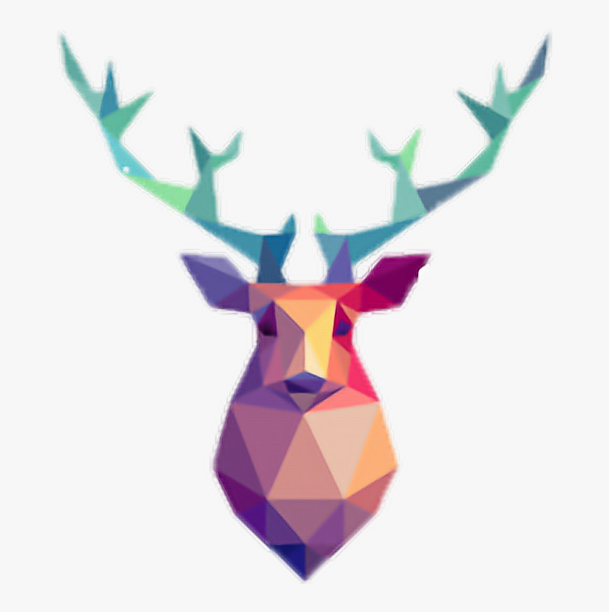 Detail Geometric Deer Nomer 2