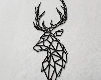 Detail Geometric Deer Nomer 28