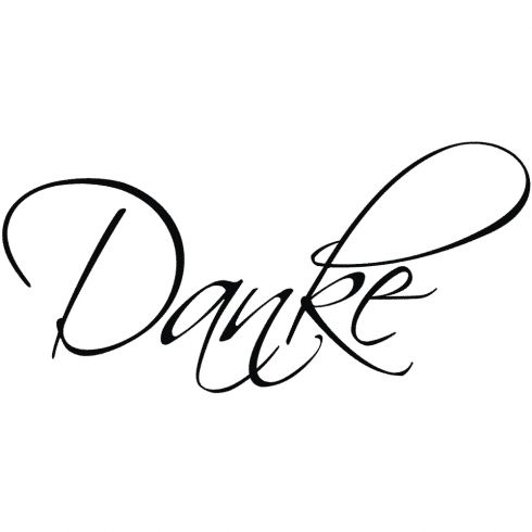 Detail Kalligraphie Danke Nomer 6