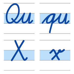 Detail Schreibschrift Q Nomer 25