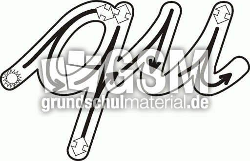 Detail Schreibschrift Q Nomer 7