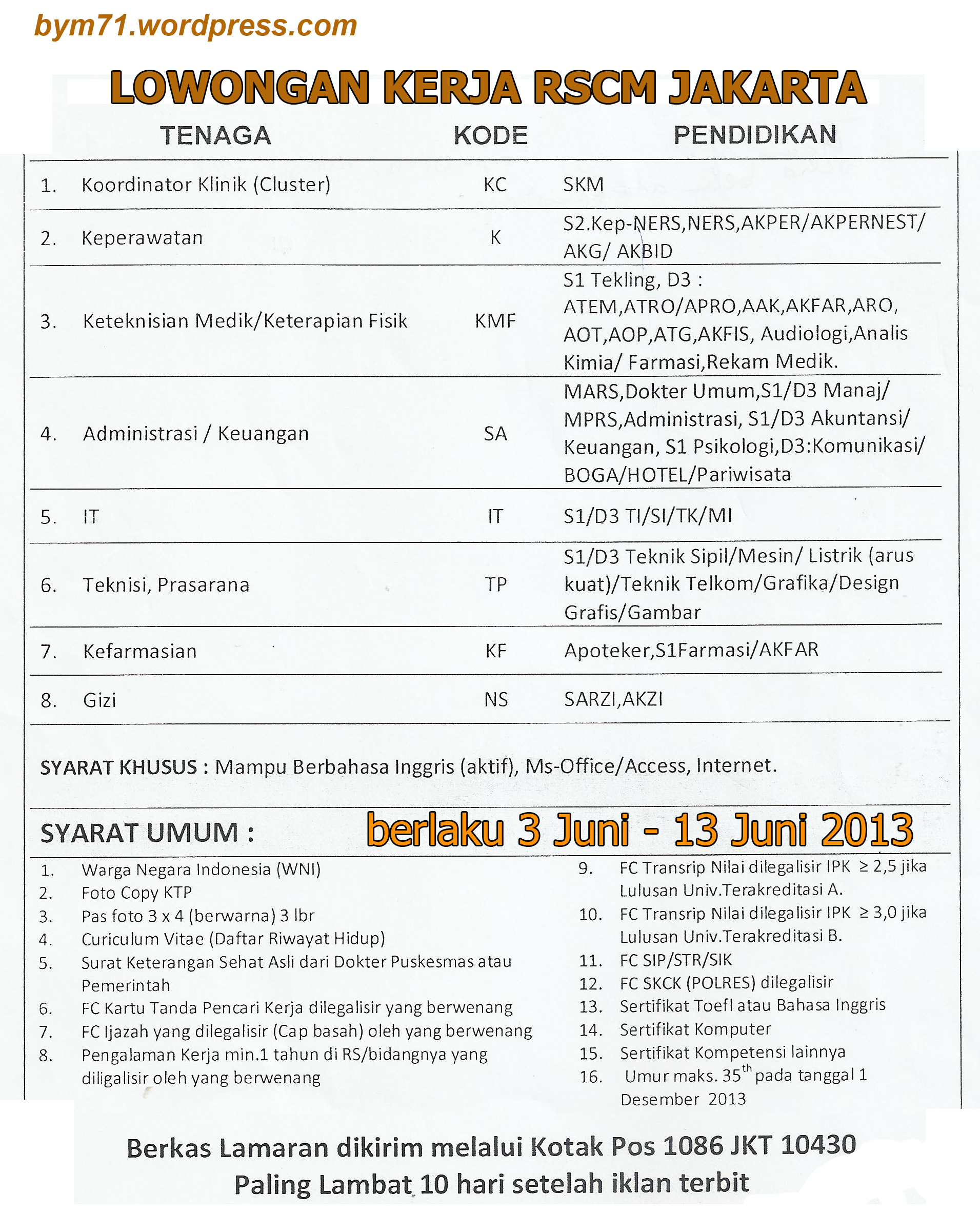 Detail Loker Administrasi Rumah Sakit Nomer 39