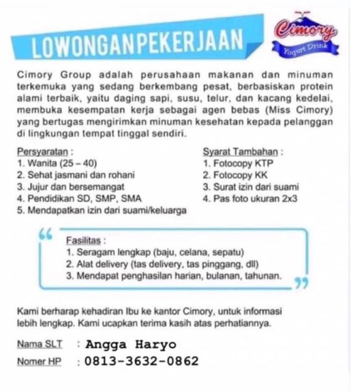 Detail Loker Buat Ibu Rumah Tangga Nomer 21