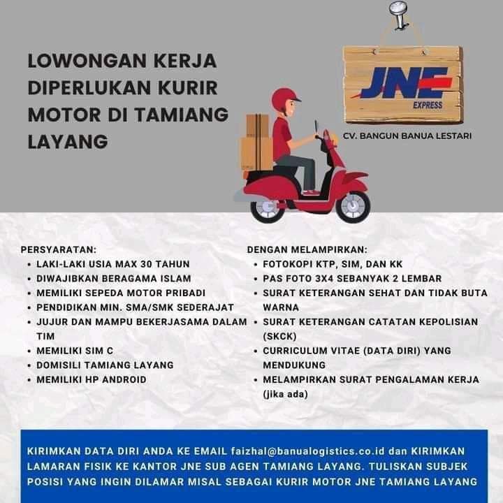 Detail Loker Kurir Surat Nomer 12