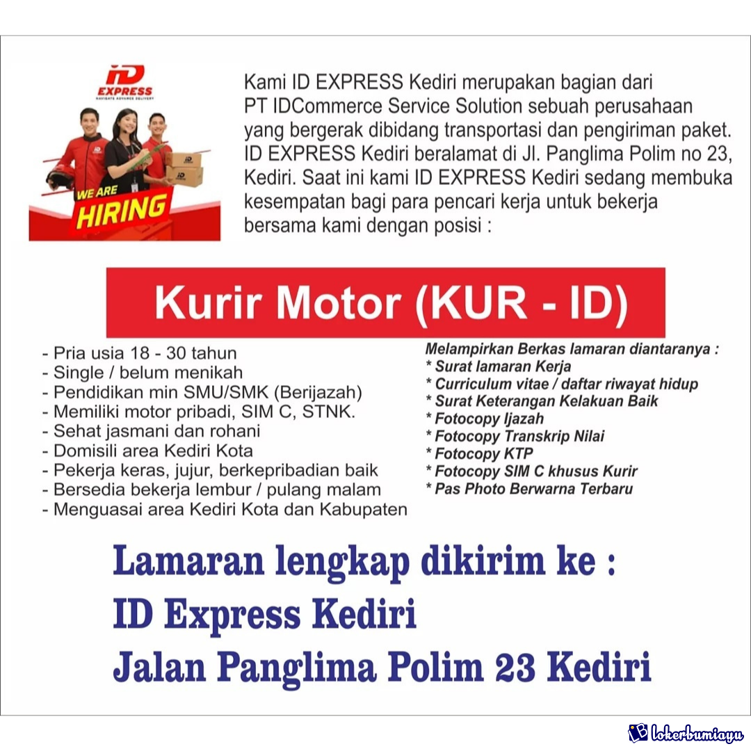 Detail Loker Kurir Surat Nomer 21