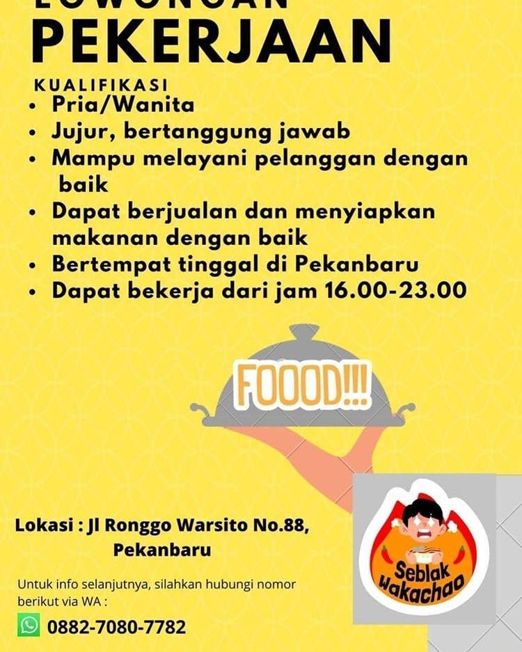 Detail Loker Rumah Makan Nomer 9