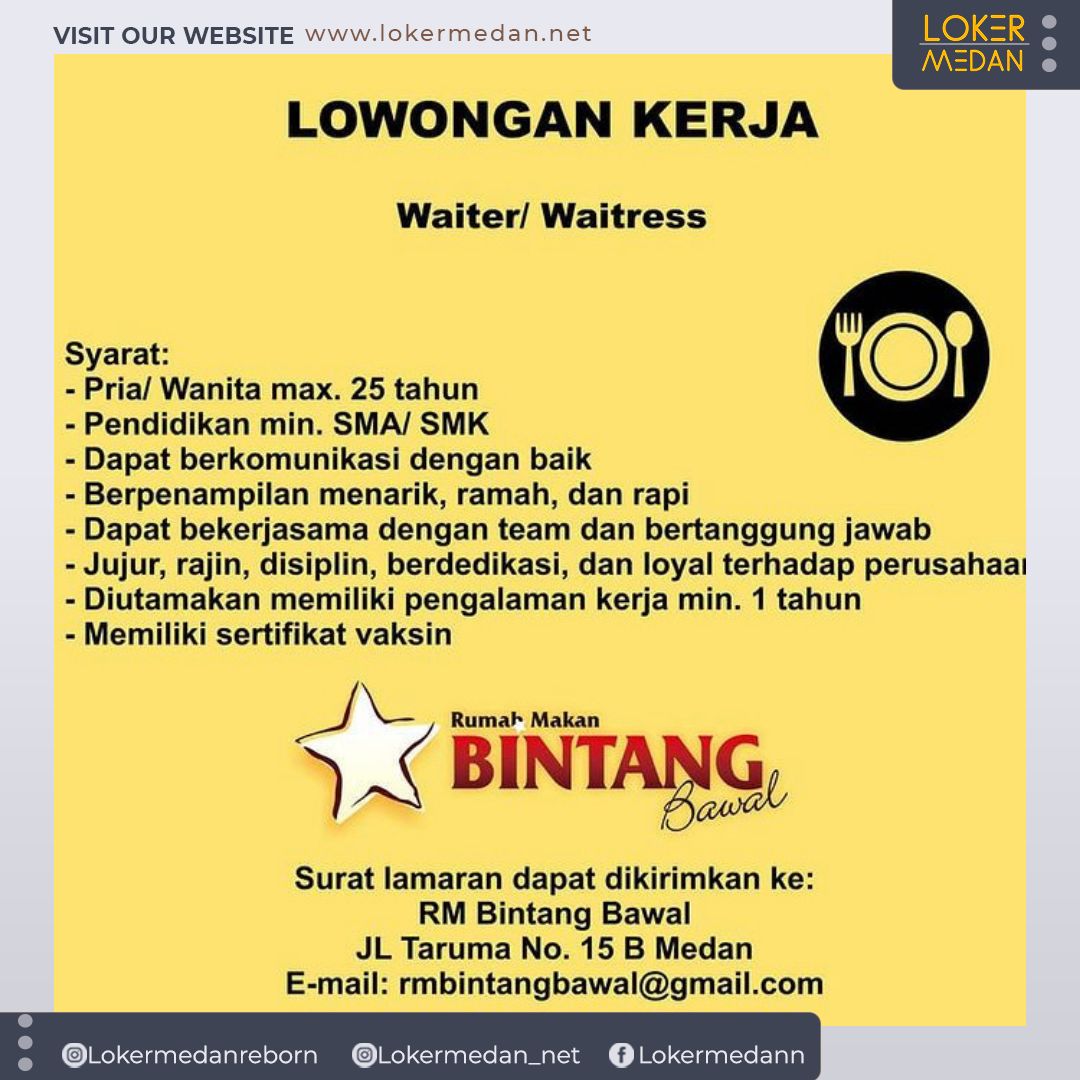 Detail Loker Rumah Makan Nomer 28