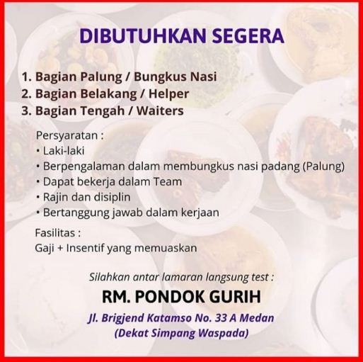 Detail Loker Rumah Makan Nomer 36