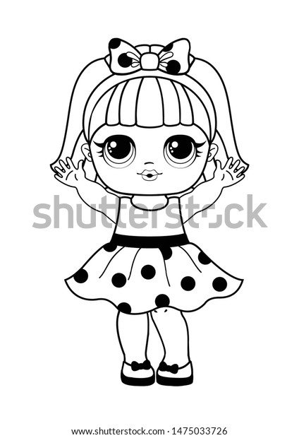 Detail Lol Doll Clipart Black And White Nomer 19