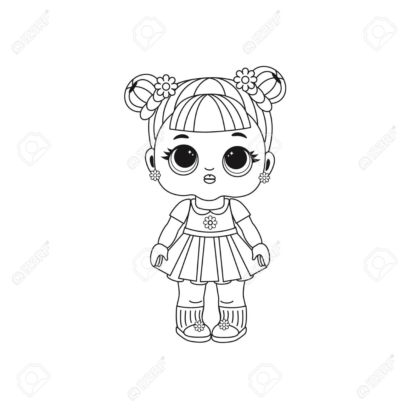 Detail Lol Doll Clipart Black And White Nomer 24