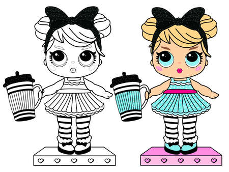 Detail Lol Doll Clipart Black And White Nomer 30