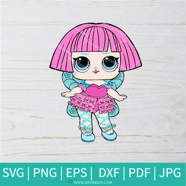 Download Lol Doll Clipart Black And White Nomer 36