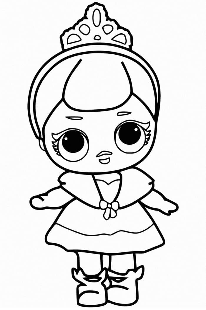 Detail Lol Doll Clipart Black And White Nomer 38