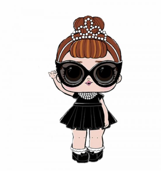 Detail Lol Doll Clipart Black And White Nomer 42