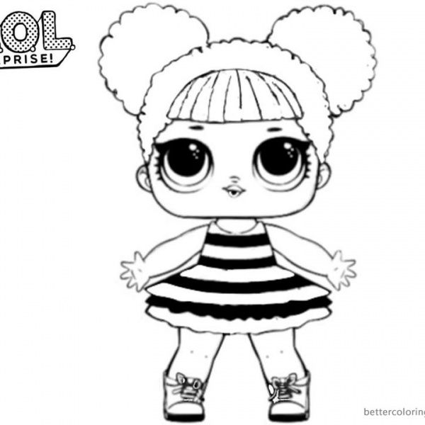 Detail Lol Doll Clipart Black And White Nomer 5