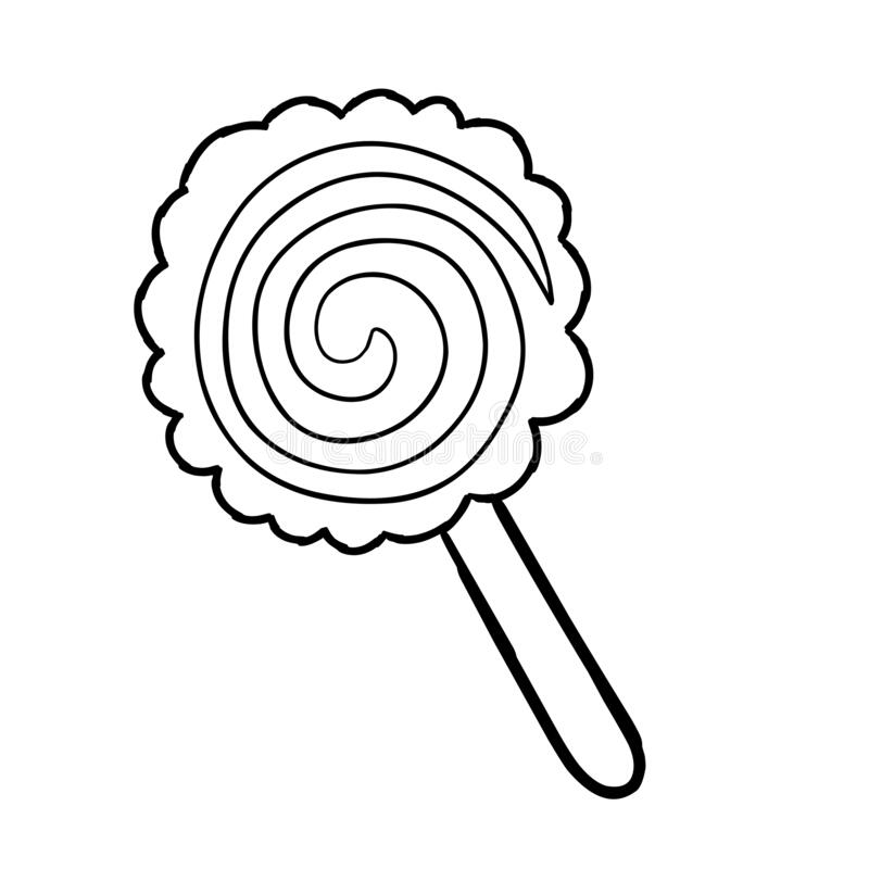 Download Lollipop Clipart Black And White Nomer 2