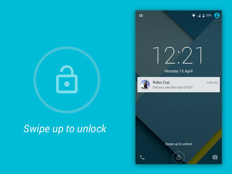 Lollipop Lock Screen - KibrisPDR