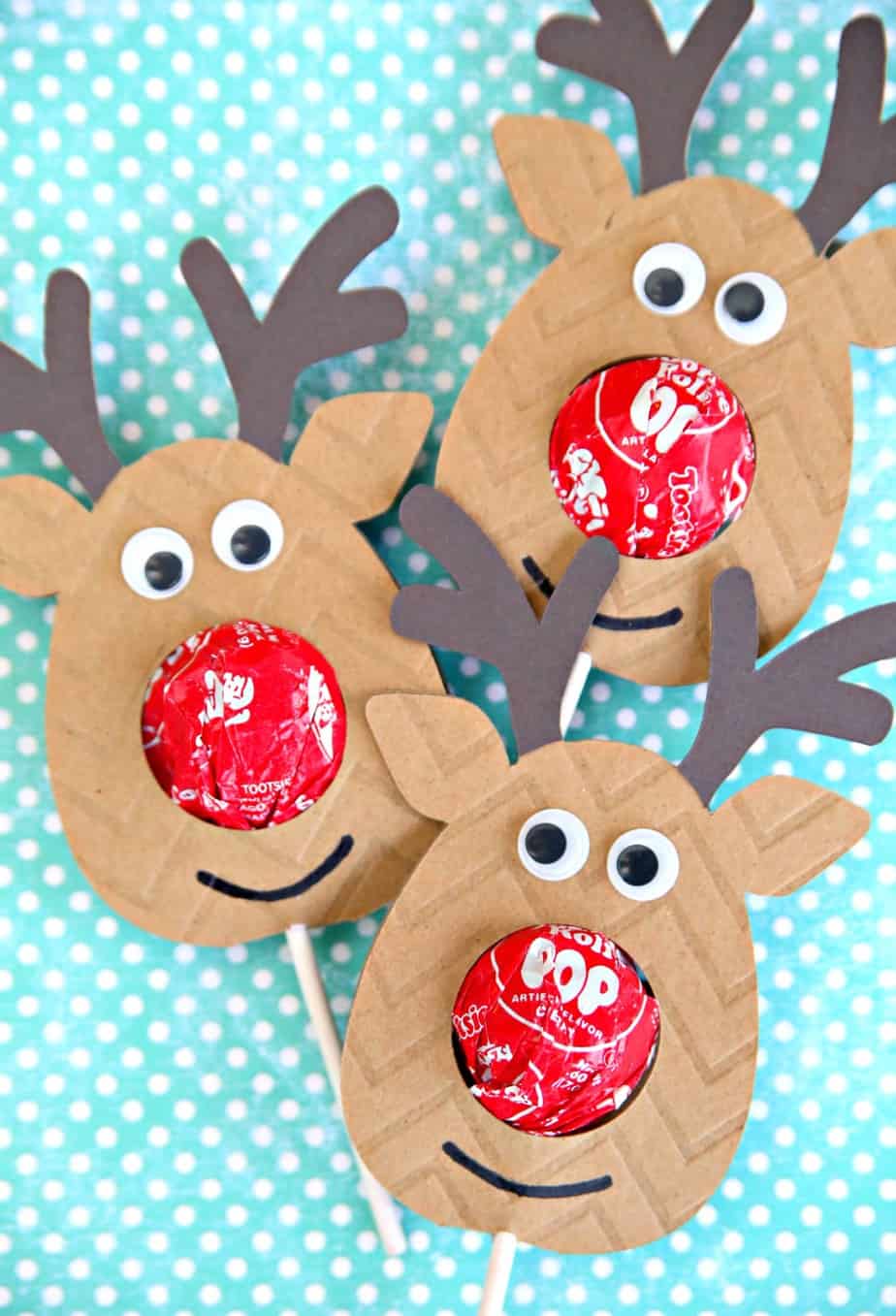 Detail Lollipop Reindeer Template Nomer 2