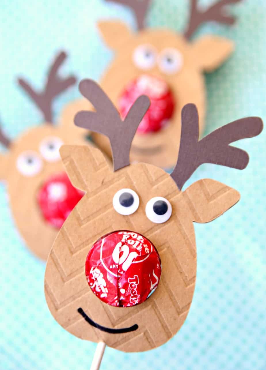 Detail Lollipop Reindeer Template Nomer 22