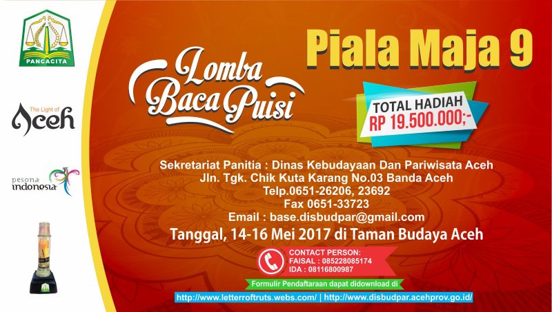 Detail Lomba Baca Puisi 2019 Nomer 21