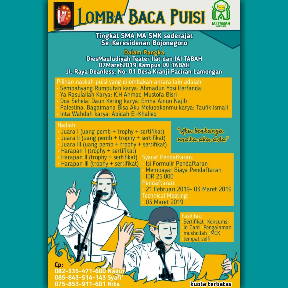 Detail Lomba Baca Puisi 2019 Nomer 44