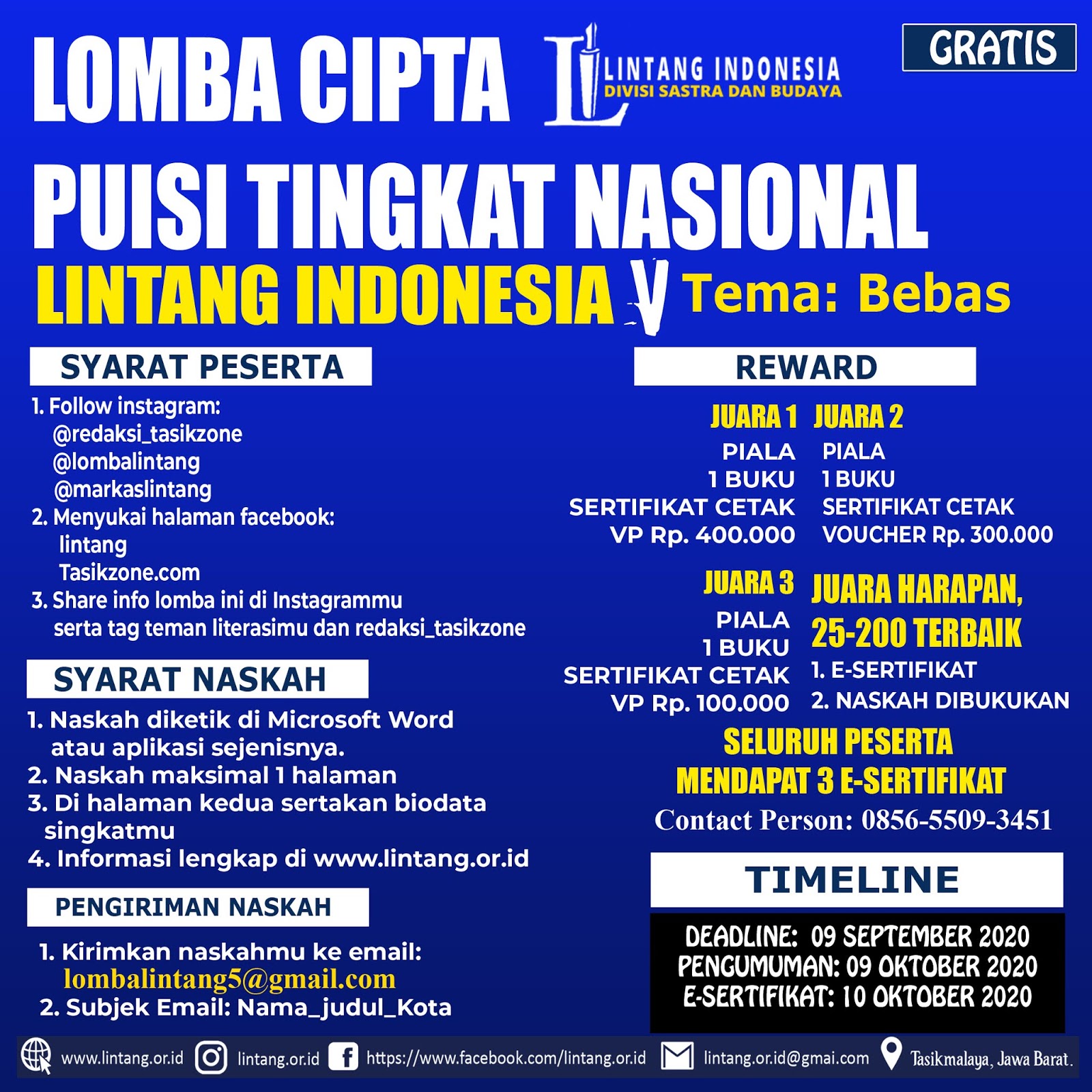 Detail Lomba Cipta Puisi 2020 Nomer 12