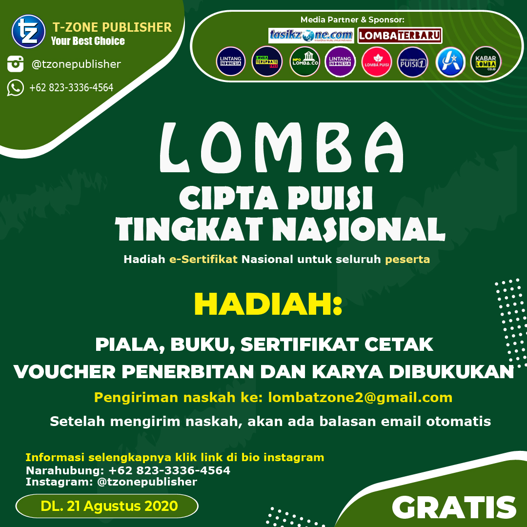 Detail Lomba Cipta Puisi 2020 Nomer 16