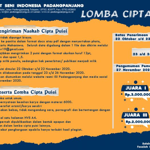 Detail Lomba Cipta Puisi 2020 Nomer 38