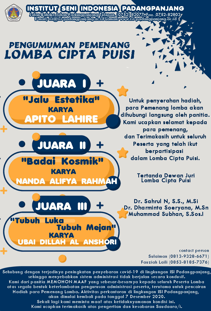 Detail Lomba Cipta Puisi Nomer 33