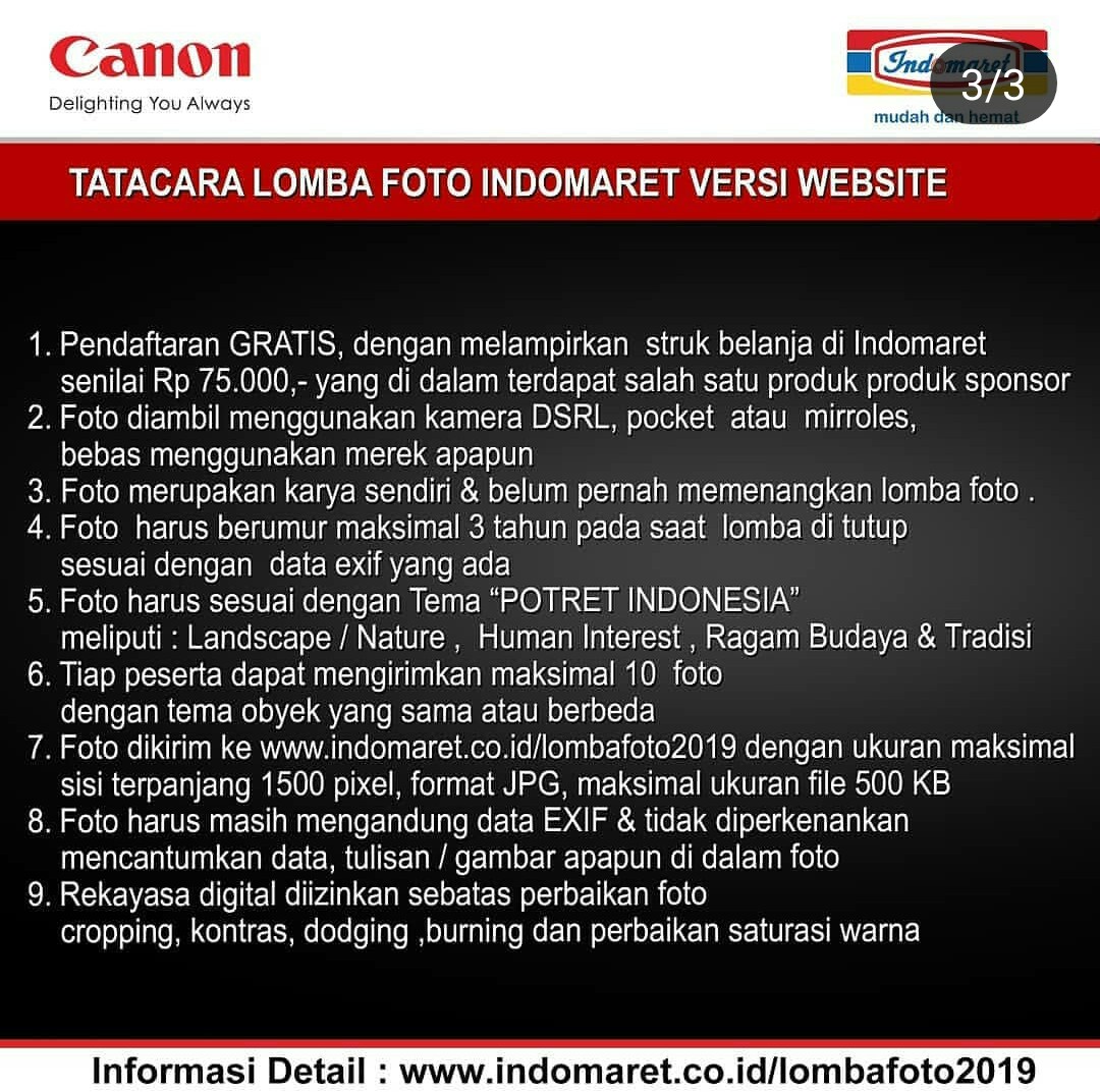 Detail Lomba Foto Indomaret 2017 Nomer 17