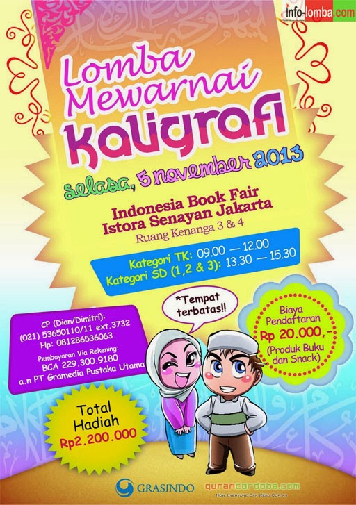 Detail Lomba Kaligrafi Sd Nomer 43