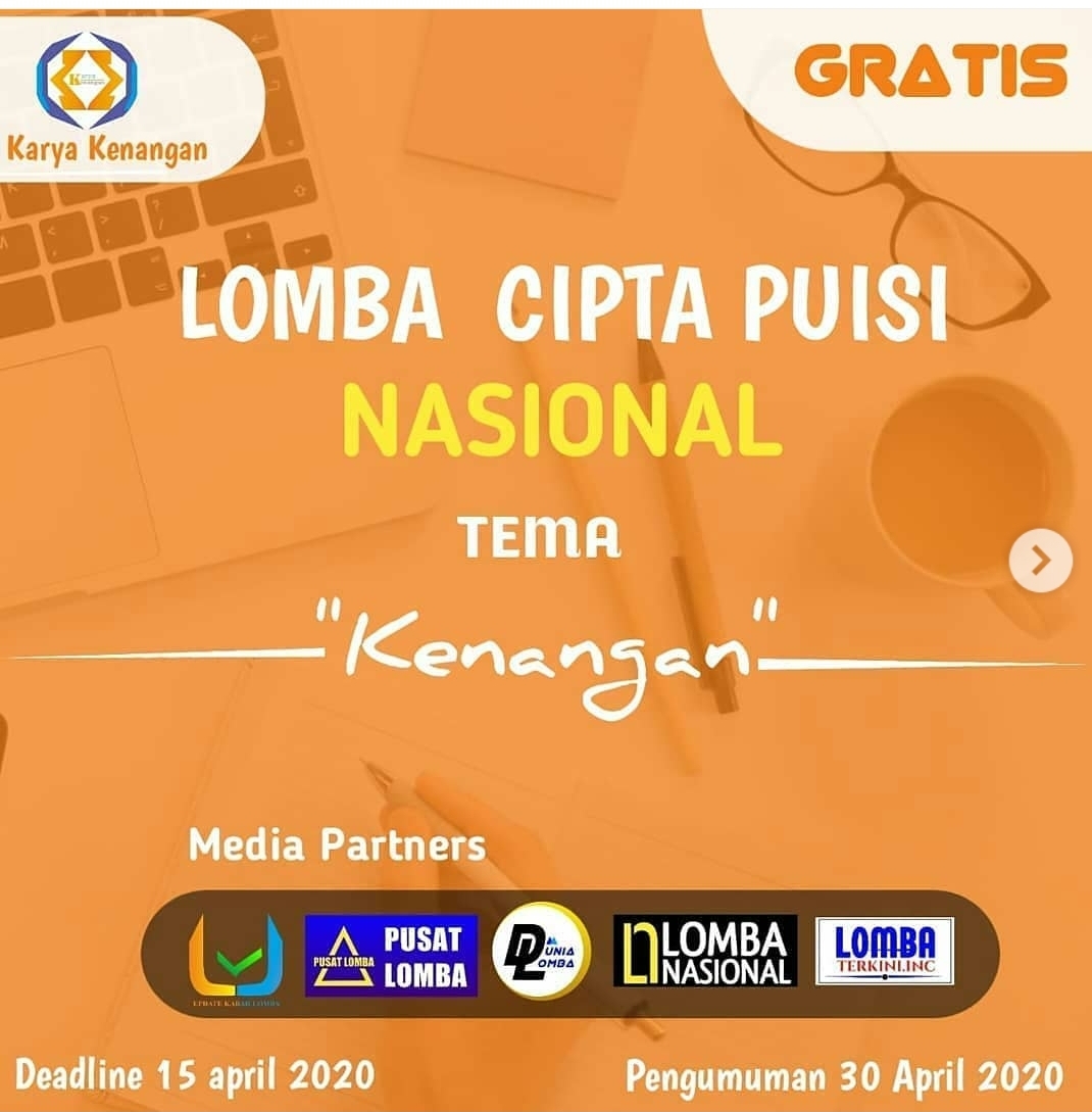 Detail Lomba Menulis Puisi 2020 Gratis Nomer 13