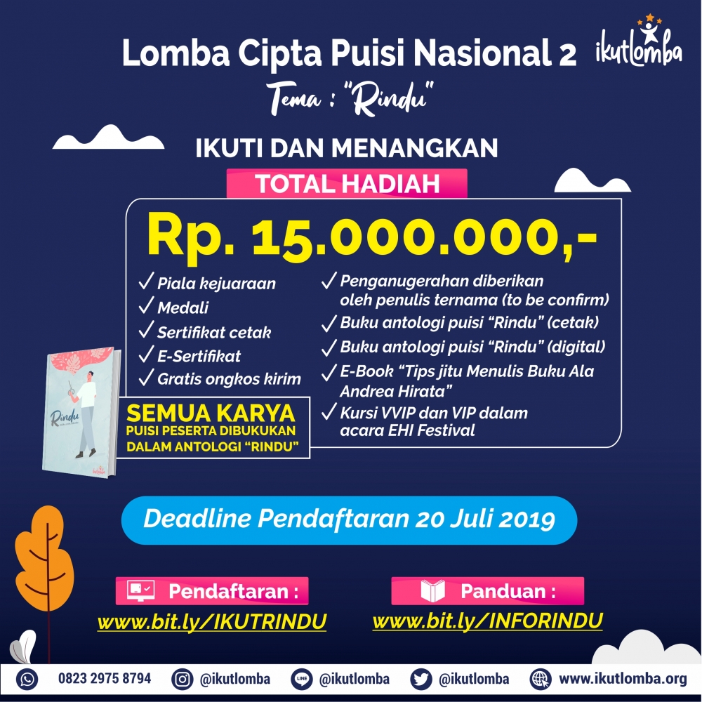 Detail Lomba Menulis Puisi 2020 Gratis Nomer 35