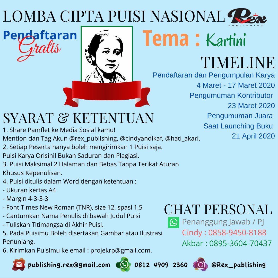 Detail Lomba Menulis Puisi 2020 Gratis Nomer 41