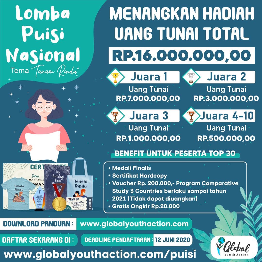 Detail Lomba Puisi 2020 Gratis Nomer 18