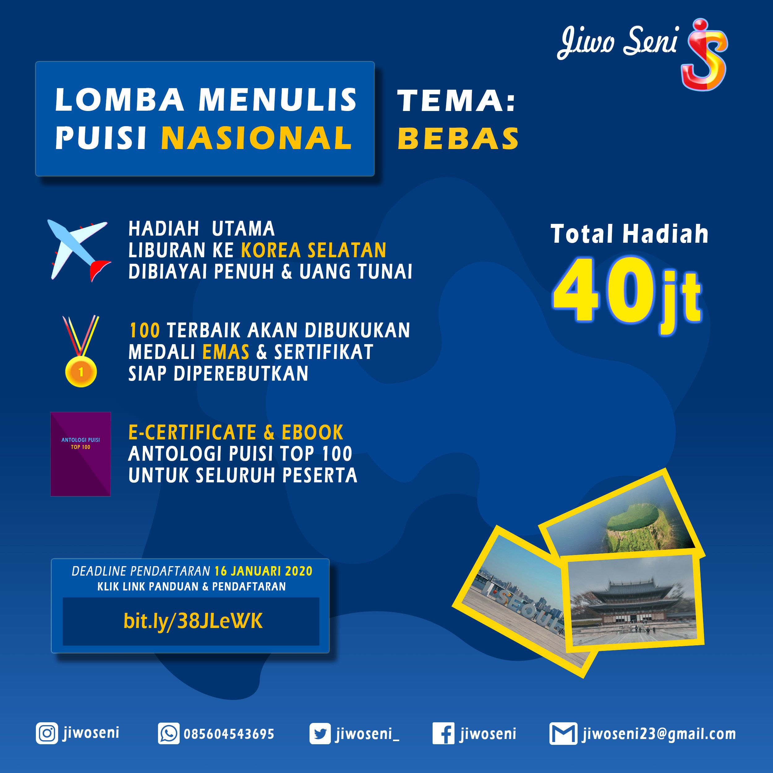 Detail Lomba Puisi 2020 Gratis Nomer 25