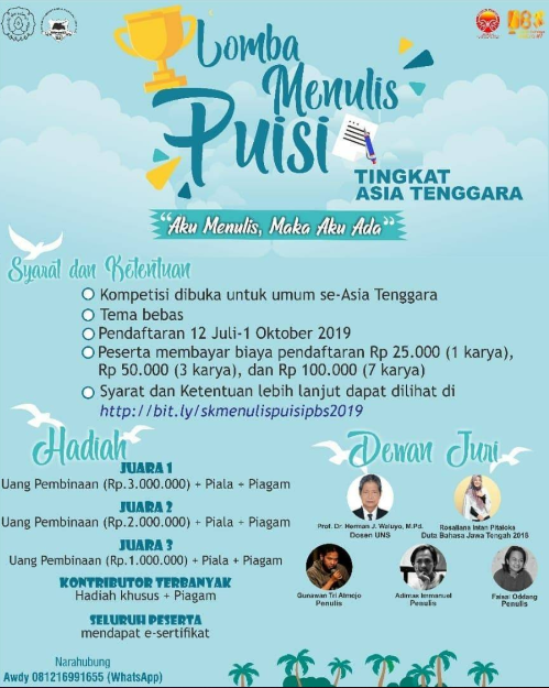 Detail Lomba Puisi 2020 Gratis Nomer 9