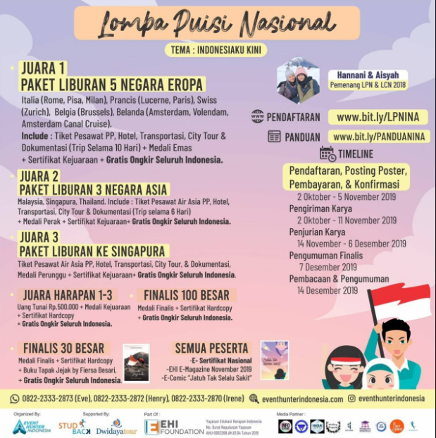 Detail Lomba Puisi Gratis 2020 Nomer 26