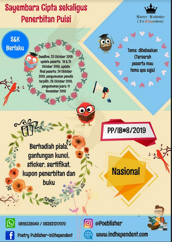 Detail Lomba Puisi Oktober 2019 Nomer 27