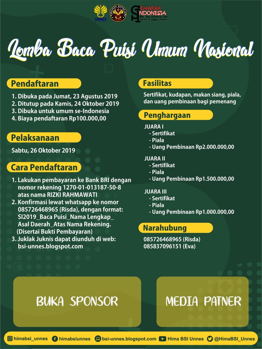 Detail Lomba Puisi Oktober 2019 Nomer 35