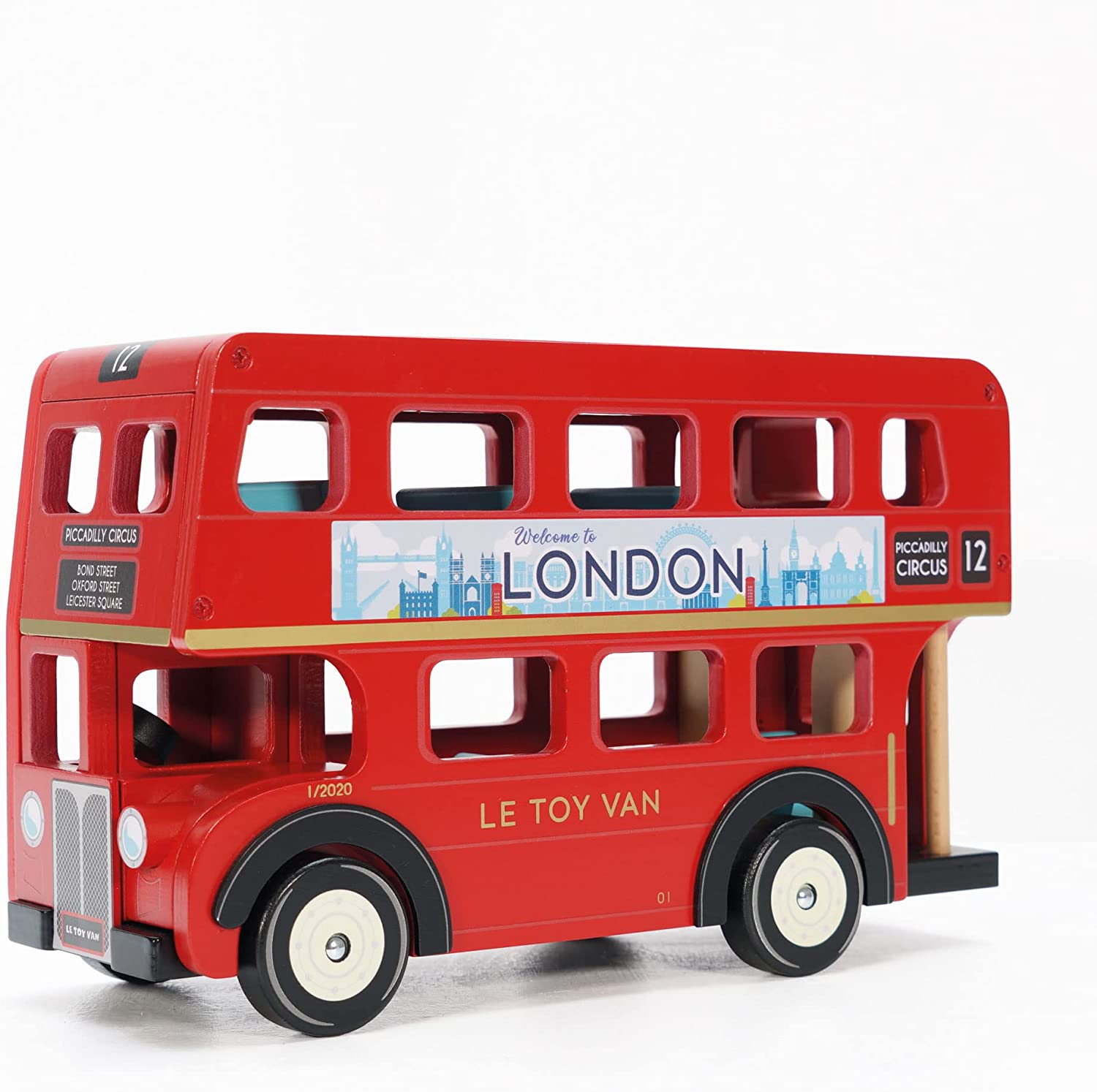 Detail London Double Decker Bus Nomer 19