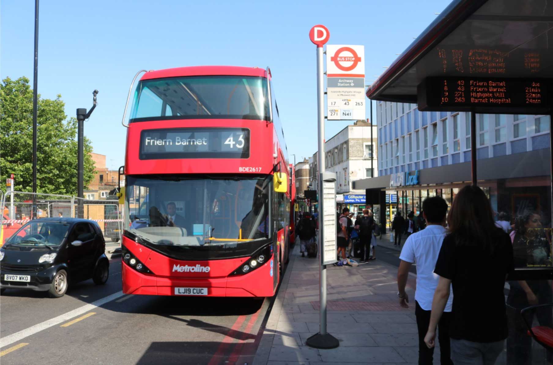 Detail London Double Decker Bus Nomer 35